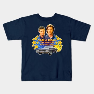 Sam & Dean Vintage Style Kids T-Shirt